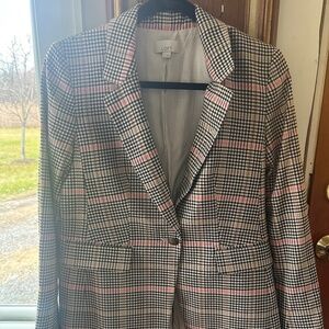 PLAID BLAZER